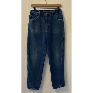 Vintage Women's Jeans Code Bleu Size 30x30 Mid Wash High Rise Tapered Classic